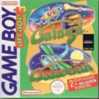 Arcade Classic 3: Galaga and Galaxian GameBoy US box art